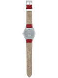  Shop Authentic Gucci G Timeless Quartz Diamonds Pink Dial Red Leather Strap Watch For Women - YA1265017 - Luxxuri