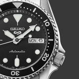  Shop Authentic Seiko 5 Sports SKX Automatic Black Dial Silver Steel Strap Watch For Men - SRPK29K1 - Luxxuri