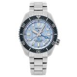  Shop Authentic Seiko Prospex Limited Edition Automatic GMT Glacier Blue Dial Silver Steel Strap Watch For Men - SPB385J1 - Luxxuri