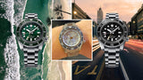  Shop Authentic Seiko Prospex GMT Divers Automatic Marine Green Dial Silver Steel Strap Watch For Men - SPB381J1 - Luxxuri