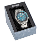  Shop Authentic Seiko 5 Sports SKX Skeleton Green Dial Silver Steel Strap Watch For Men - SRPJ45K1 - Luxxuri