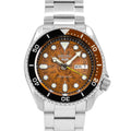 Seiko 5 Sports Sonar Special Edition Brown Dial Silver Steel Strap Watch For Men - SRPJ47K1