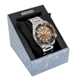  Shop Authentic Seiko 5 Sports Sonar Special Edition Brown Dial Silver Steel Strap Watch For Men - SRPJ47K1 - Luxxuri