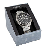  Shop Authentic Seiko 5 Sports Automatic Day Date Black Dial Silver Steel Strap Watch for Men - SRPD55K1 - Luxxuri