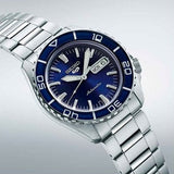  Shop Authentic Seiko 5 Sports Automatic Blue Dial Silver Steel Strap Watch for Men - SRPK97K1 - Luxxuri