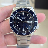  Shop Authentic Seiko 5 Sports Automatic Blue Dial Silver Steel Strap Watch for Men - SRPK97K1 - Luxxuri