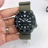  Shop Authentic Seiko 5 Sport Automatic Black Dial Green Nylon Strap Watch For Men - SRPD65K4 - Luxxuri