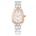 Shop Authentic Bvlgari Serpenti Seduttori Quartz Silver Dial Silver Steel Strap Watch for Women - SERPENTI103144 - Luxxuri