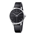  Shop Authentic Calvin Klein Even Black Dial Black Leather Strap Watch for Women  - K7B231CZ - Luxxuri