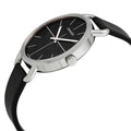  Shop Authentic Calvin Klein Evan Black Dial Black Leather Strap Watch for Men - K7B211CZ - Luxxuri