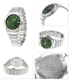  Shop Authentic Salvatore Ferragamo F-80 Classic Green Dial Silver Steel Strap Watch for Men - SFDT02123 - Luxxuri