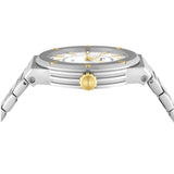  Shop Authentic Salvatore Ferragamo F-80 Classic Silver Dial Silver Steel Strap Watch for Men - SFHY02922 - Luxxuri