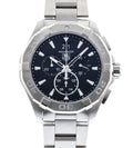  Shop Authentic Tag Heuer Aquaracer Chronograph Black Dial Silver Steel Strap Watch for Men - CAY1110.BA0927 - Luxxuri