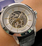  Shop Authentic Maserati Ingegno Automatic Black Skeleton Dial Black Leather Strap Watch For Men - R8821119002 - Luxxuri