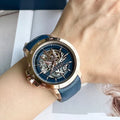  Shop Authentic Maserati Automatic Blue Dial Blue Leather Strap Watch For Men - R8821119005 - Luxxuri