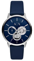  Shop Authentic Armani Exchange Cayde Chronograph Blue Dial Blue Leather Strap Watch for Men - AX2746 - Luxxuri