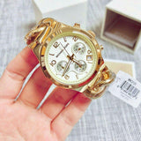  Shop Authentic Michael Kors Runway Twist Gold Dial Gold Stainless Steel Strap Watch for Women - MK3131 - Luxxuri