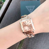  Shop Authentic Guess Vanity Rose Gold Dial Rose Gold Steel Strap Watch for Women - W1029L3 - Luxxuri