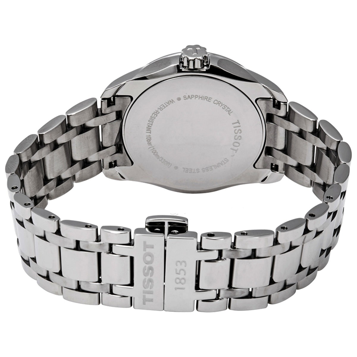  Shop Authentic Tissot T Trend Couturier Lady White Dial Watch For Women - T035.210.61.011.00 - Luxxuri
