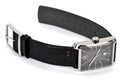  Shop Authentic Calvin Klein Window Black Dial Black Leather Strap Watch for Men - K2M21107 - Luxxuri