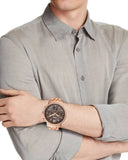  Shop Authentic Fossil Neutra Chronograph Mother of Pearl Brown Dial Rose Gold Steel Strap Watch for Women - ES5218 - Luxxuri