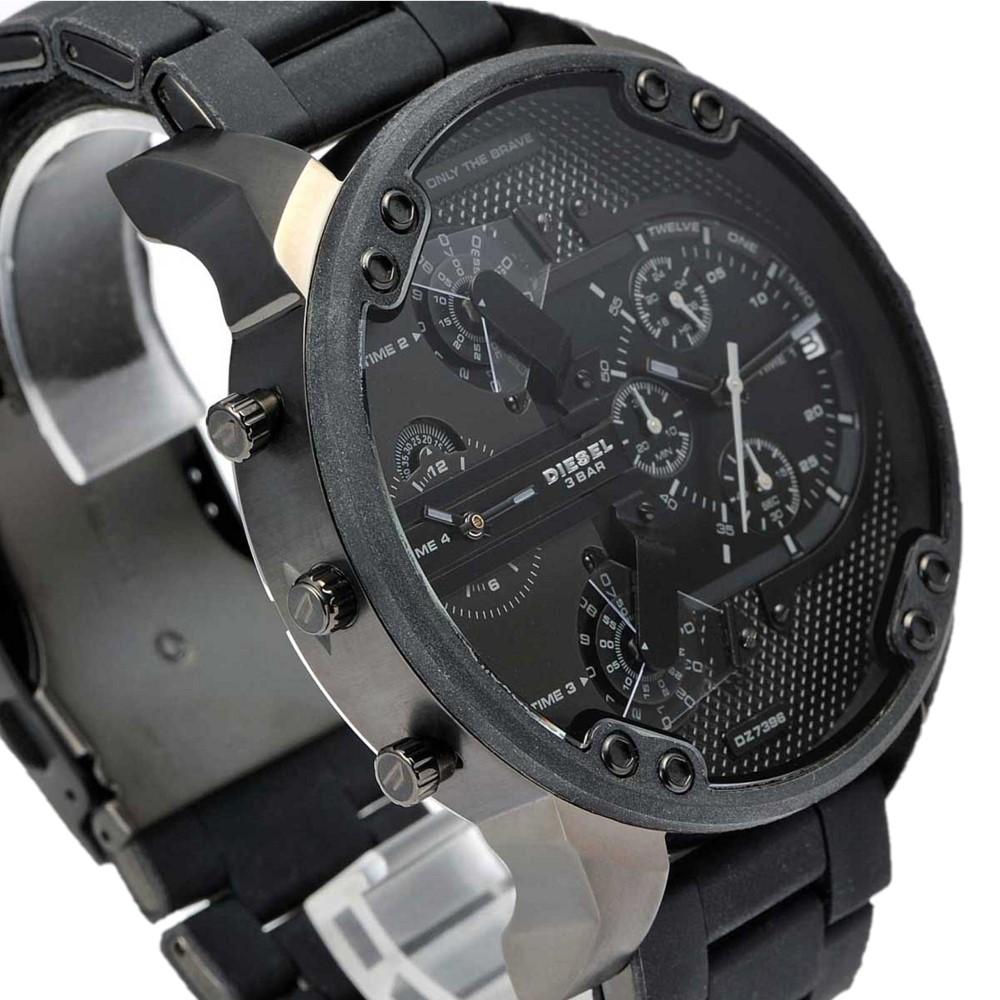  Shop Authentic Diesel Mr Daddy 2.0 Chronograph Black Dial Black Stainless Steel Watch For Men - DZ7396 - Luxxuri