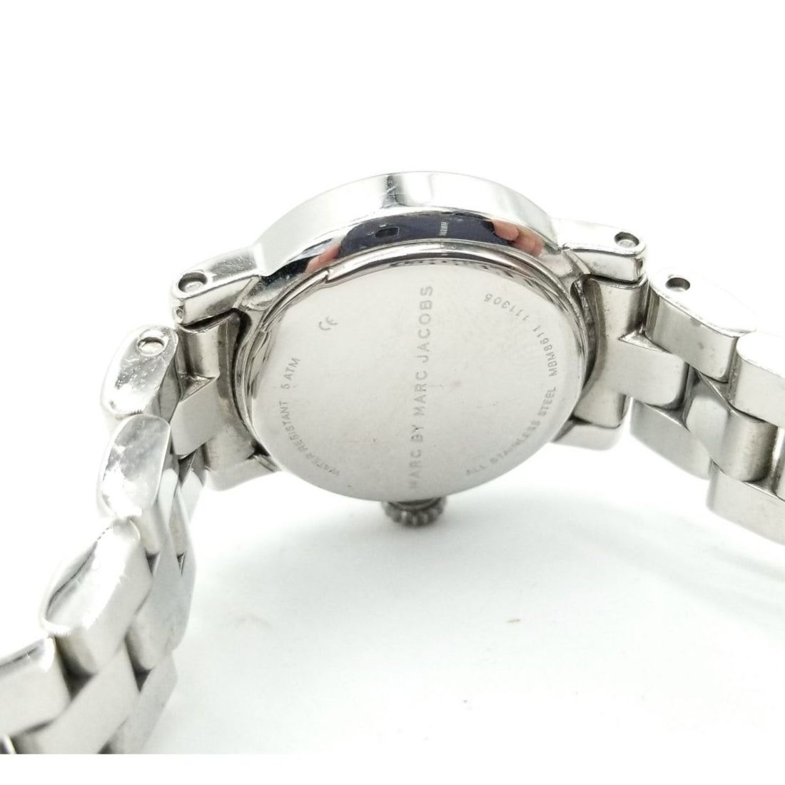  Shop Authentic Marc Jacobs Amy White Dial Silver Steel Strap Watch for Women - MBM8611 - Luxxuri