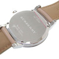  Shop Authentic Burberry The City Silver Dial Beige Leather Strap Unisex Watch - BU9010 - Luxxuri