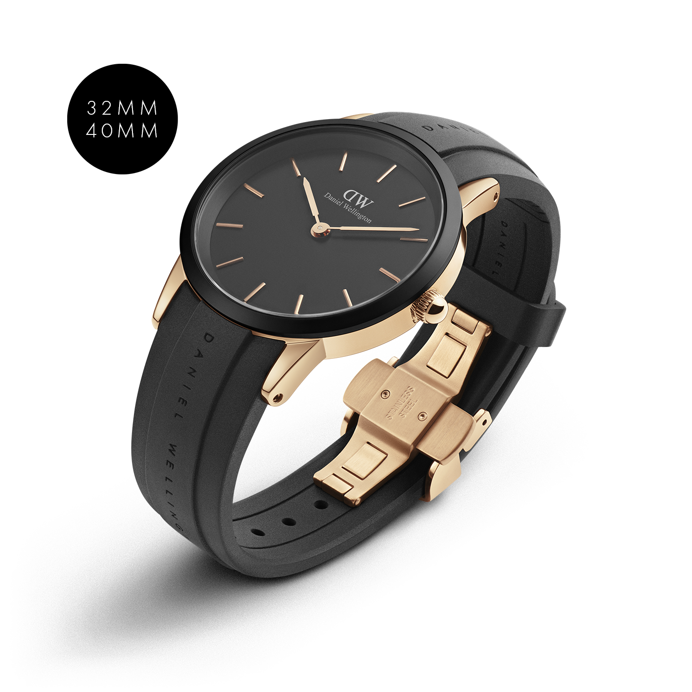  Shop Authentic Daniel Wellington Iconic Motion Black Dial Black Rubber Strap Watch For Men - DW00100425 - Luxxuri
