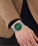  Shop Authentic Hugo Boss Skymaster Green Dial Silver Mesh Bracelet Watch for Men - 1513938 - Luxxuri