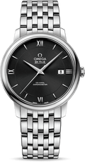  Shop Authentic Omega De Ville Prestige Co-Axial Black Dial Silver Steel Strap Watch for Men - 424.10.40.20.01.001 - Luxxuri