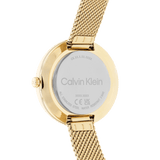 Shop Authentic Calvin Klein Authentic White Dial Rose Gold Mesh Bracelet Watch for Women - K8G23526 - Luxxuri