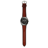  Shop Authentic Fossil Everett Chronograph Grey Dial Brown Leather Strap Watch for Men - FS5799 - Luxxuri