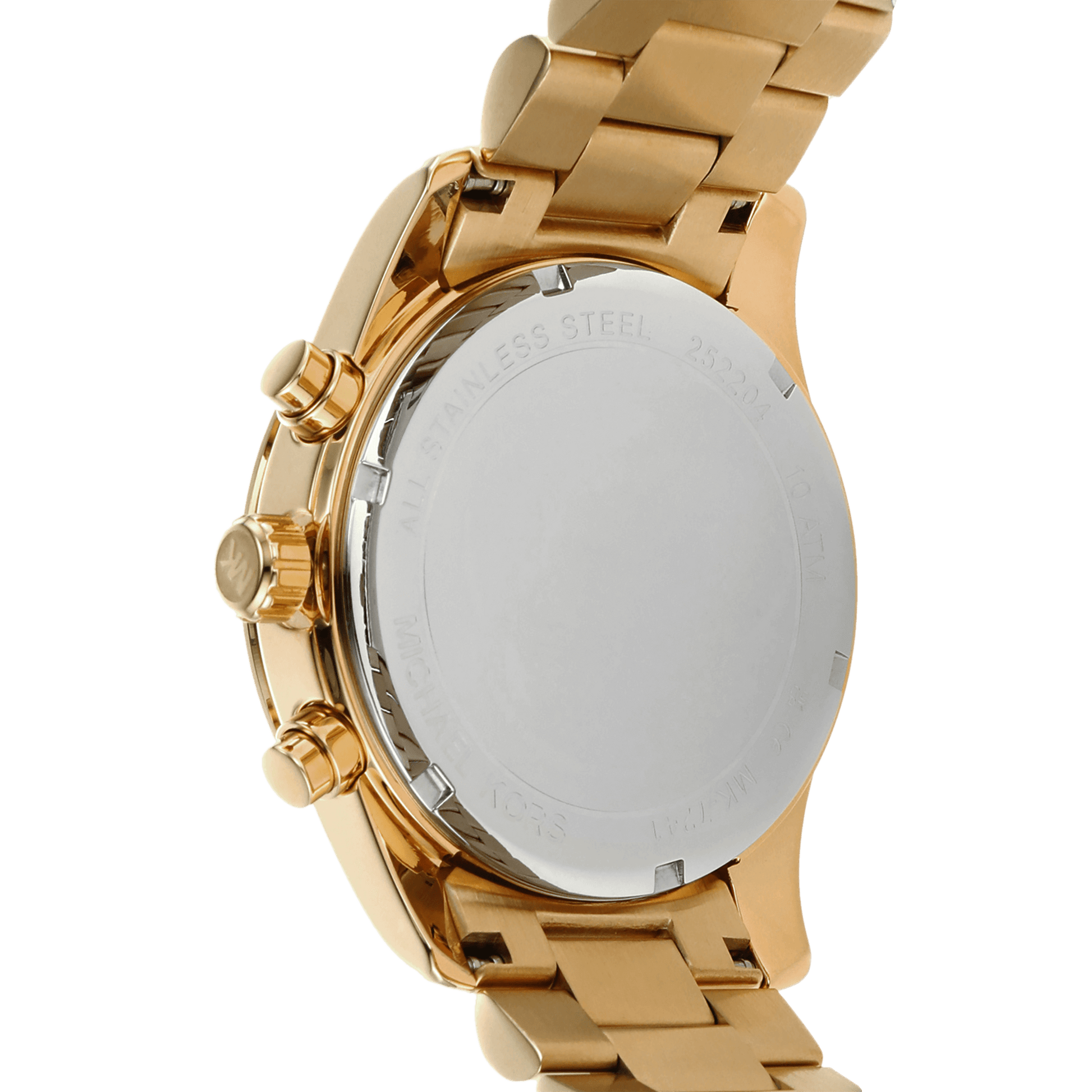  Shop Authentic Michael Kors Lexington Mother of Pearl White Dial Gold Steel Strap Watch For Women - MK7241 - Luxxuri
