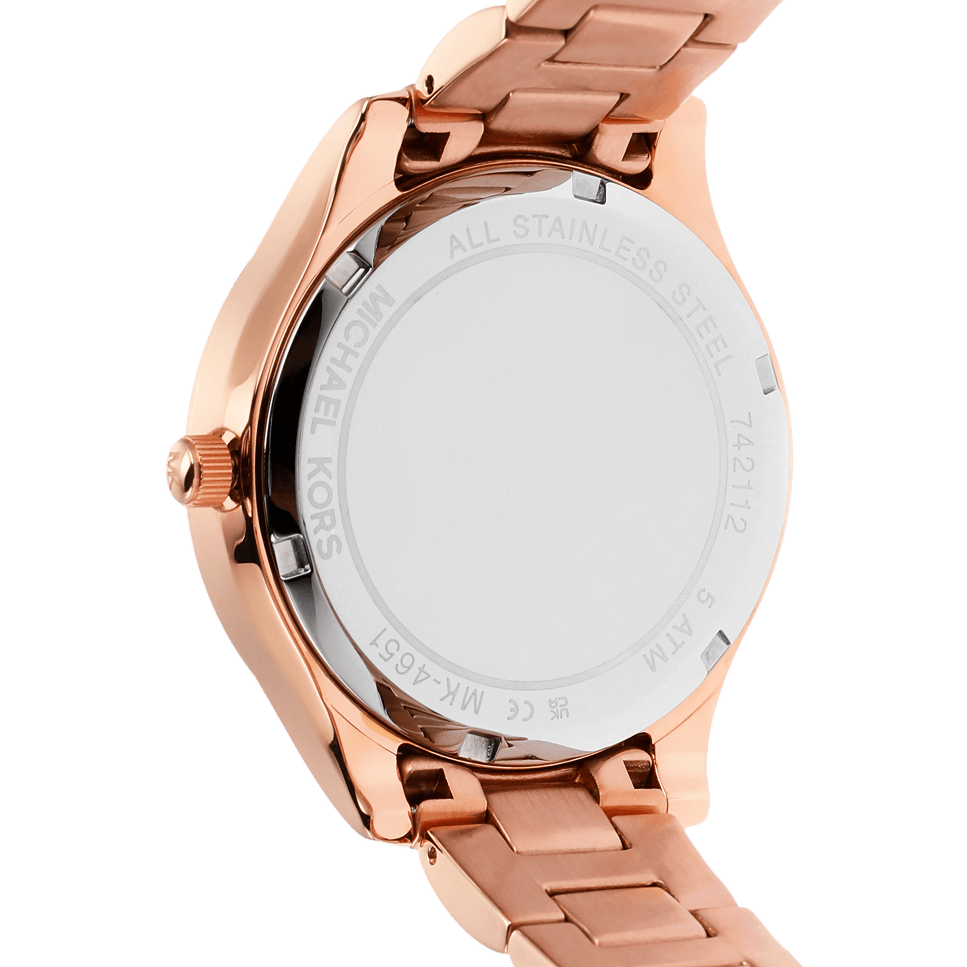  Shop Authentic Michael Kors Liliane Three Hand Rose Gold Dial Rose Gold Steel Strap Watch For Women - MK4651 - Luxxuri