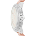  Shop Authentic Michael Kors Camille Three-Hand Crystals White Dial Pink Leather Strap Watch for Women - MK2963 - Luxxuri