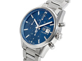 Shop Authentic Tag Heuer Carrera Chronograph 41mm Blue Dial Silver Steel Strap Watch for Men - CBK2112.BA0715 - Luxxuri