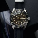  Shop Authentic Seiko Prospex 1965 Diver's Modern Re-Interpretation Automatic Brown Dial Black Rubber Strap Watch For Men - SPB147J1 - Luxxuri