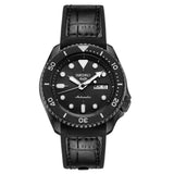  Shop Authentic Seiko 5 Sport Automatic Black Dial Black Silicone Strap Watch For Men - SRPD65K3 - Luxxuri