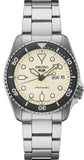  Shop Authentic Seiko 5 Sports SKX Automatic Cream Dial Silver Steel Strap Watch For Men - SRPK31K1 - Luxxuri