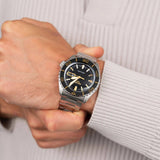  Shop Authentic Seiko 5 Sport Automatic SKX Series Black Dial Silver Steel Strap Watch for Men - SRPK99K1 - Luxxuri