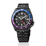  Shop Authentic Seiko Automatic SKX GMT Yuto Horigome Limited Edition Black Dial Black Steel Strap Watch For Men - SSK027K1 - Luxxuri