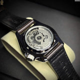  Shop Authentic Seiko 5 Sports SKX GMT Automatic Mocha Black Dial Brown Leather Strap Watch For Men - SSK036K1 - Luxxuri