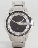  Shop Authentic Armani Exchange Hampton Chronograph Black Dial Silver Steel Strap Watch For Men - AX2179 - Luxxuri