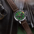  Shop Authentic Breitling Top Time B01 Ford Mustang Green Dial Brown Leather Strap Watch for Men - AB01762A1L1X1 - Luxxuri