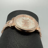  Shop Authentic Michael Kors Sofie Quartz Crystals Crystals Rose Gold Dial Rose Gold Steel Strap Watch For Women - MK4336 - Luxxuri