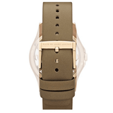  Shop Authentic Marc Jacobs Amy Grey Dial Grey Leather Strap Watch for Women - MBM1153 - Luxxuri