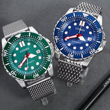  Shop Authentic Citizen Promaster Mechanical Green Dial Silver Steel Strap Watch For Men - NJ0129-87X - Luxxuri