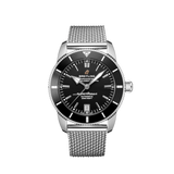  Shop Authentic Breitling Superocean Heritage B20 Automatic 42 Black Dial Silver Mesh Bracelet Watch for Men - AB2010121B1A1 - Luxxuri