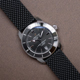  Shop Authentic Breitling Superocean Heritage B20 Automatic 44 Black Dial Black Mesh Bracelet Watch for Men - AB2030121B1S1 - Luxxuri